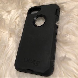 Black Defender Series Case for iPhone 7/8